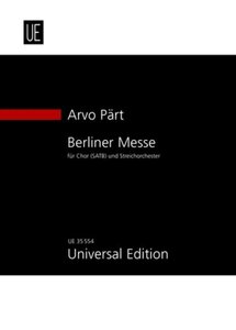 [274309] Berliner Messe für Chor SATB und Streichorchester (1990-1991/2002)