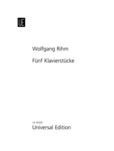 [274331] Fünf Klavierstücke (1969)