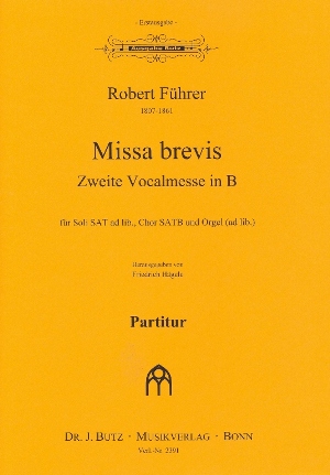 [249160] Missa brevis - Zweite Vocalmesse in B
