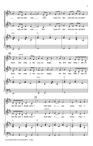 [259623] Taylor Swift in Concert - Medley