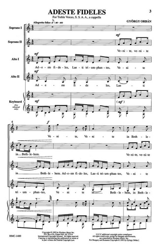 [240062] Adeste fideles