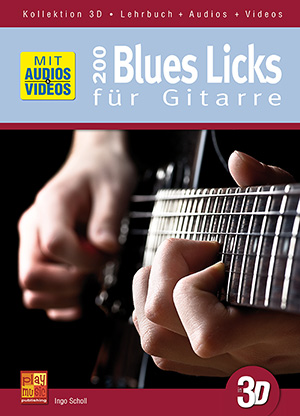 [270412] 200 Blues Licks für Gitarre in 3D