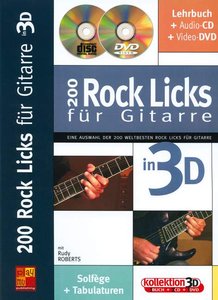 [270413] 200 Rock Licks für Gitarre in 3D