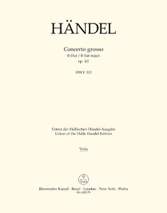 [129643] Concerto grosso B-Dur op. 3/2 HWV 313