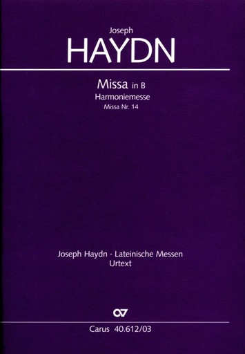 [207583] Harmoniemesse in B, Hob. XXII:14