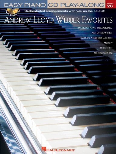 [223180] Andrew Lloyd Webber Favourites - Easy Piano CD-Playalong Vol. 20