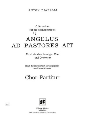 [120105] Angelus ad pastores ait, op. 148/3, WAD 19