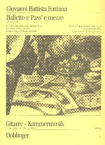 [GKM-00165] Balletto e Pass´e mezzo