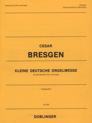 [45-00506-ORP] Kleine deutsche Orgelmesse