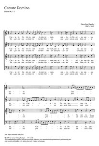 [167863] Cantate Domino / Singet ein neues Lied