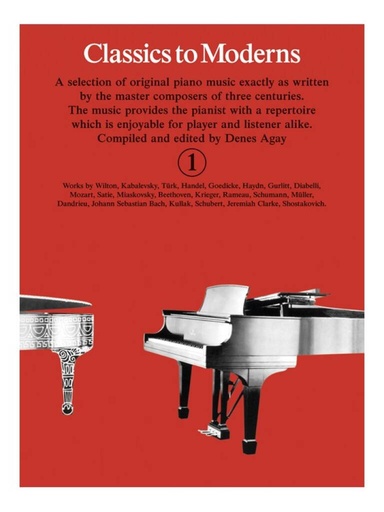 [60863] Classics to Moderns 1