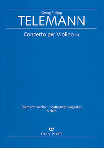 [117140] Concerto per Violino in F TWV 51:F3