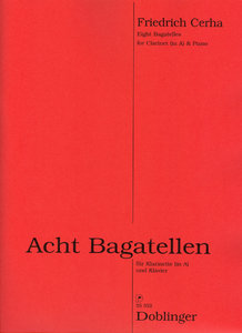 [35-00352] 8 Bagatellen für Klarinette(in A) und Klavier