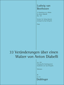 [36-00119-ST] 33 Veränderungen über einen Walzer von Anton Diabelli op. 120