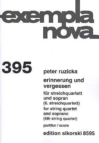 [222760] 6. Streichquartett - Erinnerung und Vergessen