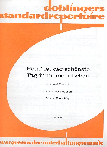 [89-00068] Heut ist der schönste Tag in meinem Leben