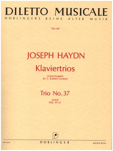 [DM-00487] Klaviertrio Nr. 37 d-moll Hob. XV:23