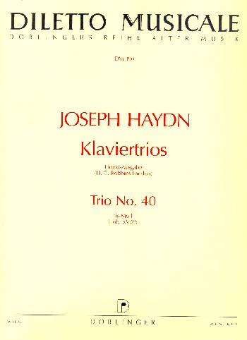 [DM-00490] Klaviertrio Nr. 40 fis-moll Hob. XV:26