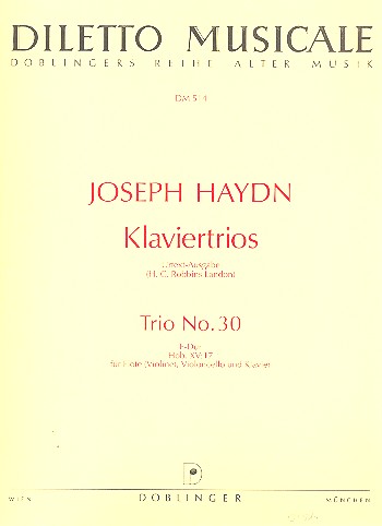 [DM-00514] Klaviertrio Nr. 30 F-Dur Hob. XV:17