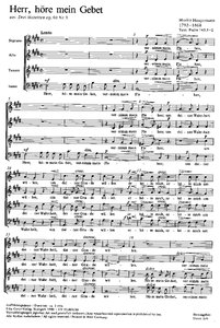 [171141] Herr, höre mein Gebet, op. 40/1