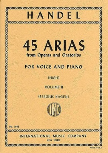 [79311] 45 Arien aus Opern und Oratorien Band 2