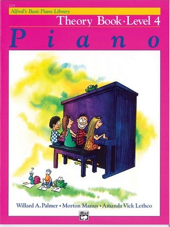 [296774] Alfred's Basic Piano Library 4 Theory Book