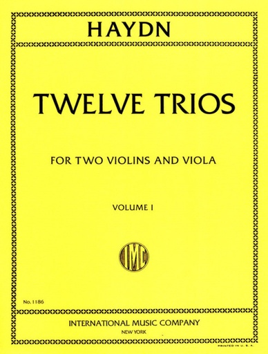[110245] 12 leichte Trios Band 1