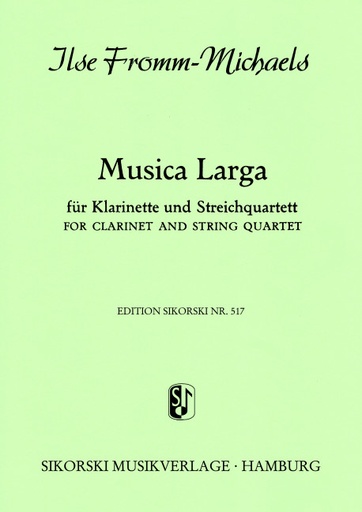 [110330] Musica Larga für Klarinette und Streichquartett