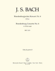 [82001] Brandenburgisches Konzert Nr. 6 B-Dur BWV 1051