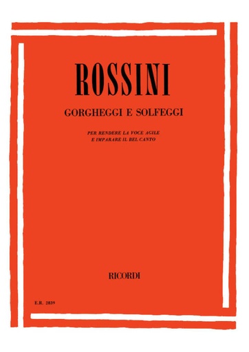 [72795] Gorgheggi e Solfeggi