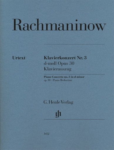 [HN-01452] Klavierkonzert Nr. 3 d-moll op. 30