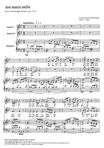 [203930] Ave maris stella, op. 118/5 (Ave, Stern der Meere)