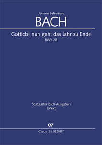 [264281] Gottlob ! Nun geht das Jahr zu Ende, BWV 28
