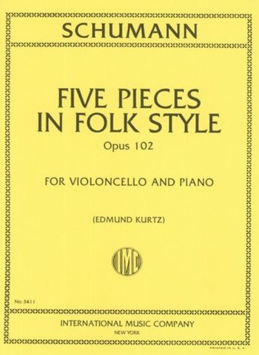 [3872] Five Pieces in Folk Style op. 102 / 5 Stücke im Volkston op. 102