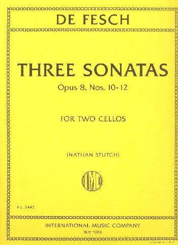[3887] 3 Sonatas op. 8, Nos. 10 - 12