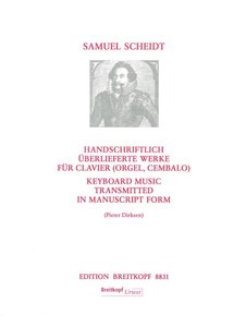 [254821] Handschriftlich überlieferte Werke für Clavier (Orgel, Cembalo)