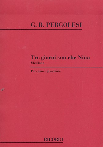 [160273] Tre giorni son che nina