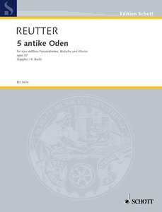 [86513] Fünf antike Oden op. 57