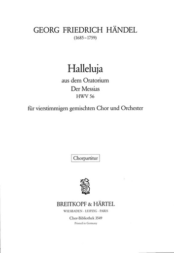 [160968] Halleluja, aus HWV 56