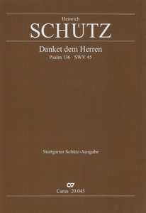 [289700] Danket dem Herren, SWV 45