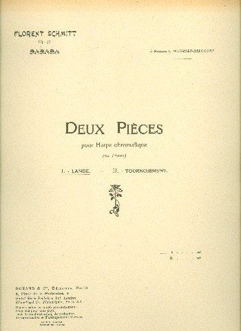 [67501] 2 Pieces op. 57 Nr. 1 Lande