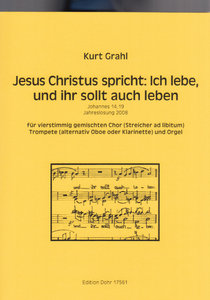 [317307] Jesus Christus spricht: Ich lebe, und ihr sollt auch leben