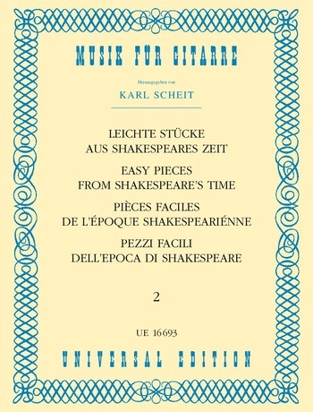 [78960] Leichte Stücke aus Shakespeares Zeit Band 2