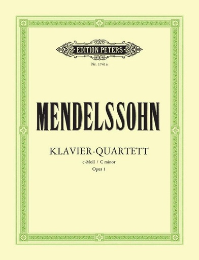 [52119] Klavierquartett  c-moll op. 1