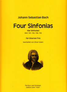 [302802] Four Sinfonias BWV 787, 790, 798, 799