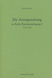 [302812] Die Ariengestaltung in Bachs Kantatenjahrgang I (1723/1724)