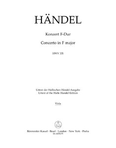 [326555] Konzert F-Dur HWV 331