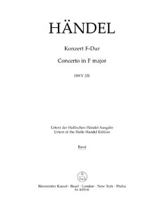 [326556] Konzert F-Dur HWV 331