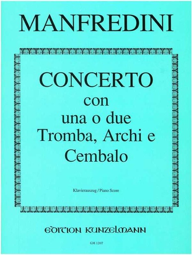 [78213] Concerto con una o due Tromba, Archi e Cembalo