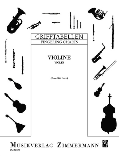 [8684] Grifftabelle Violine